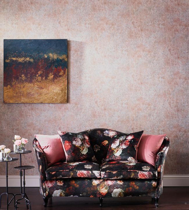 Fresco Vinyl Wallpaper - Grey - Osborne & Little - W7193-03 - Premier Wallcovering