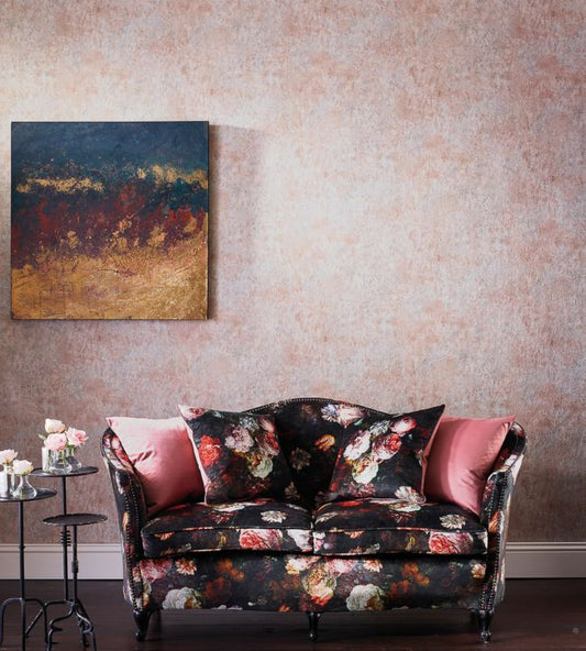 Fresco Vinyl Wallpaper - Grey - Osborne & Little - W7193-03 - Premier Wallcovering