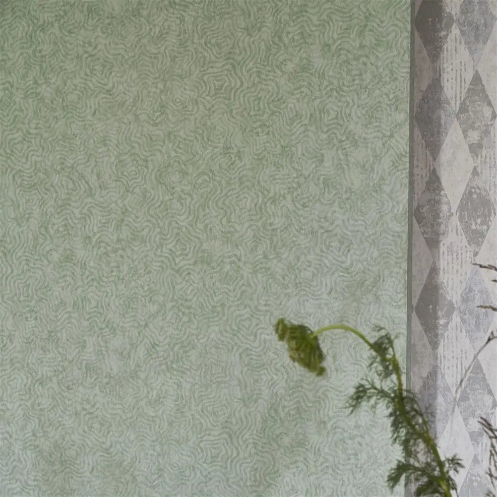 Fresco Wallpaper - Eau de Nil - Designers Guild - PDG1092/04 - Premier Wallcovering