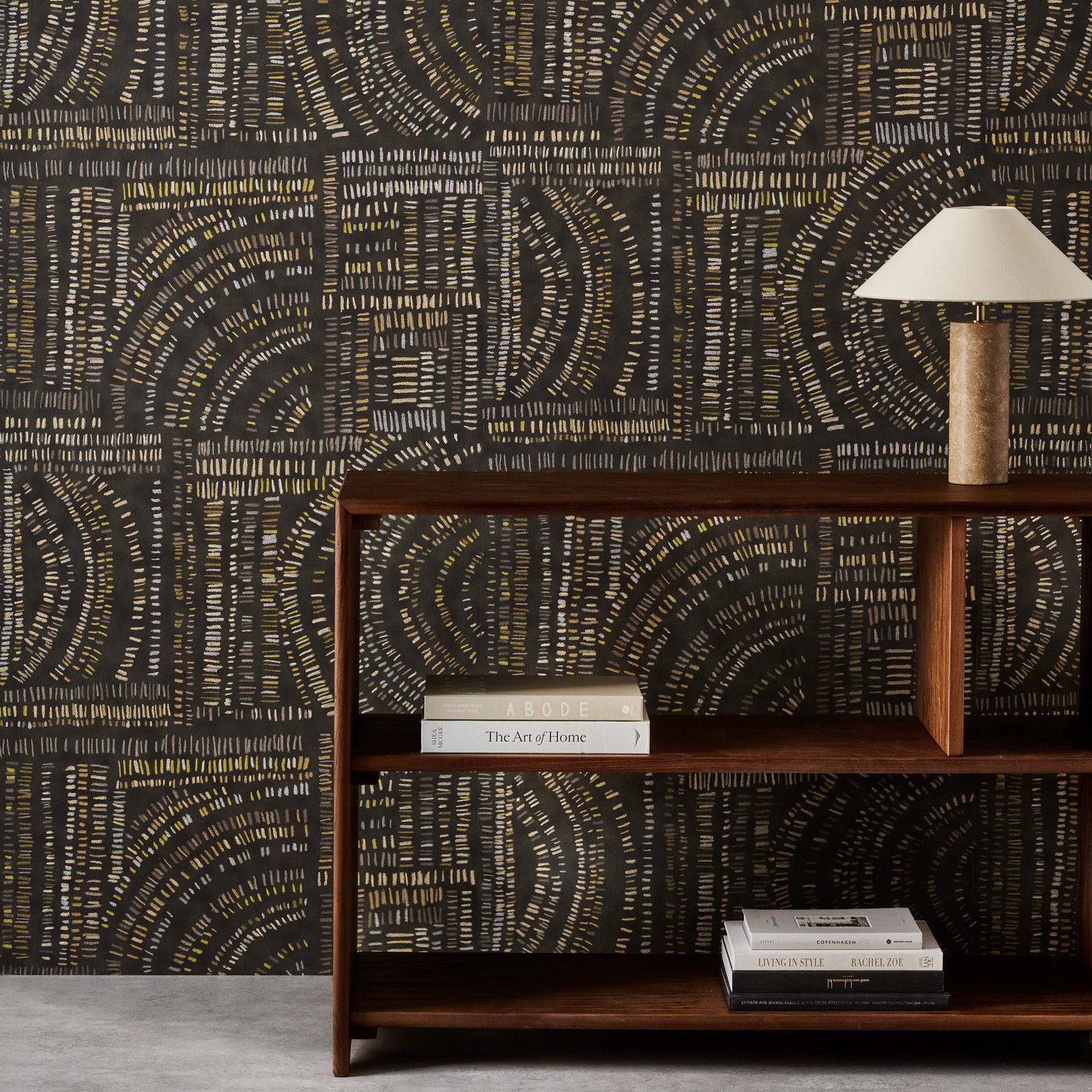 Frescoes Wallpaper - Charcoal / Chalk / Limestone - Harlequin - HDMW113291 - Premier Wallcovering
