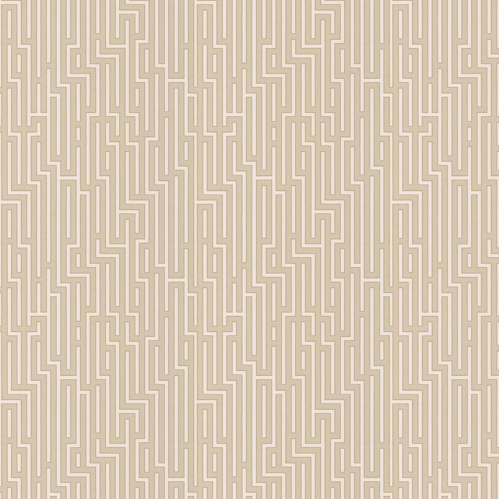 Fretwork Wallpaper - Parchment - GP & J Baker - BW45007/10 - Premier Wallcovering