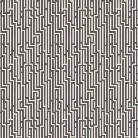 Fretwork Wallpaper - Charcoal - GP & J Baker - BW45007/6 - Premier Wallcovering