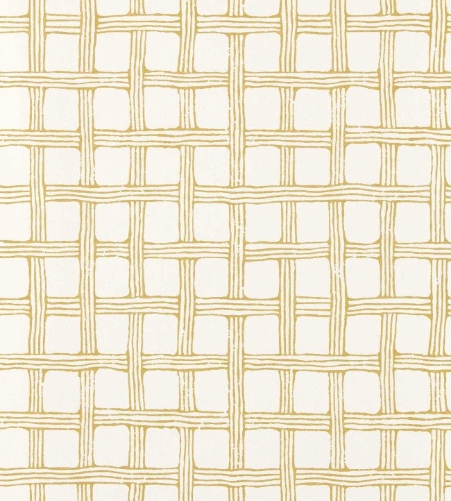 Fretwork Wallpaper - Honey - Scion - NSCW113263 - Premier Wallcovering