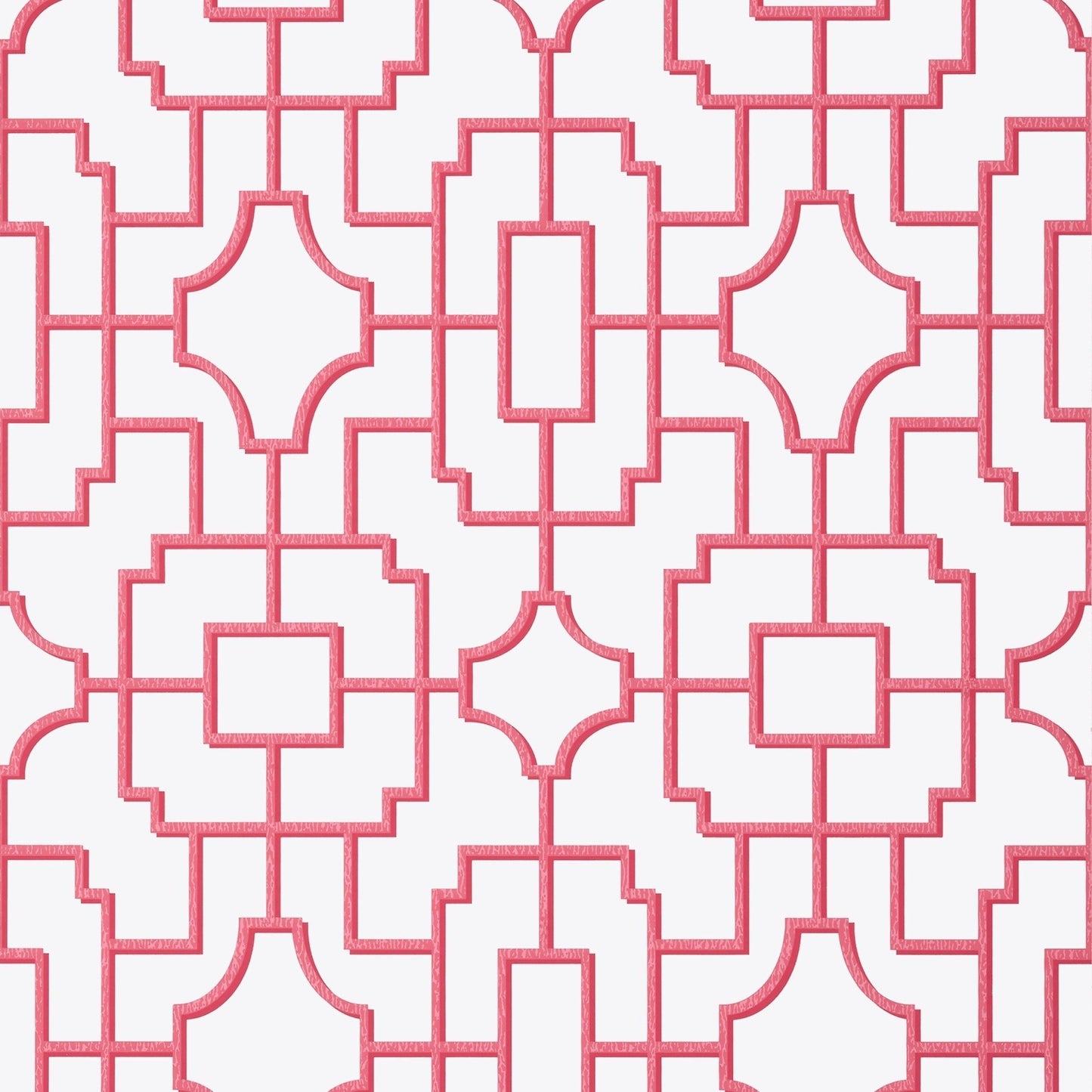 Fretwork Wallpaper - Pink - Thibaut - T20872 - Premier Wallcovering