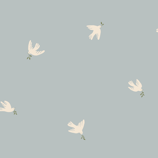 Frida Wallpaper - Light Blue - Sandberg - S10624 - Premier Wallcovering