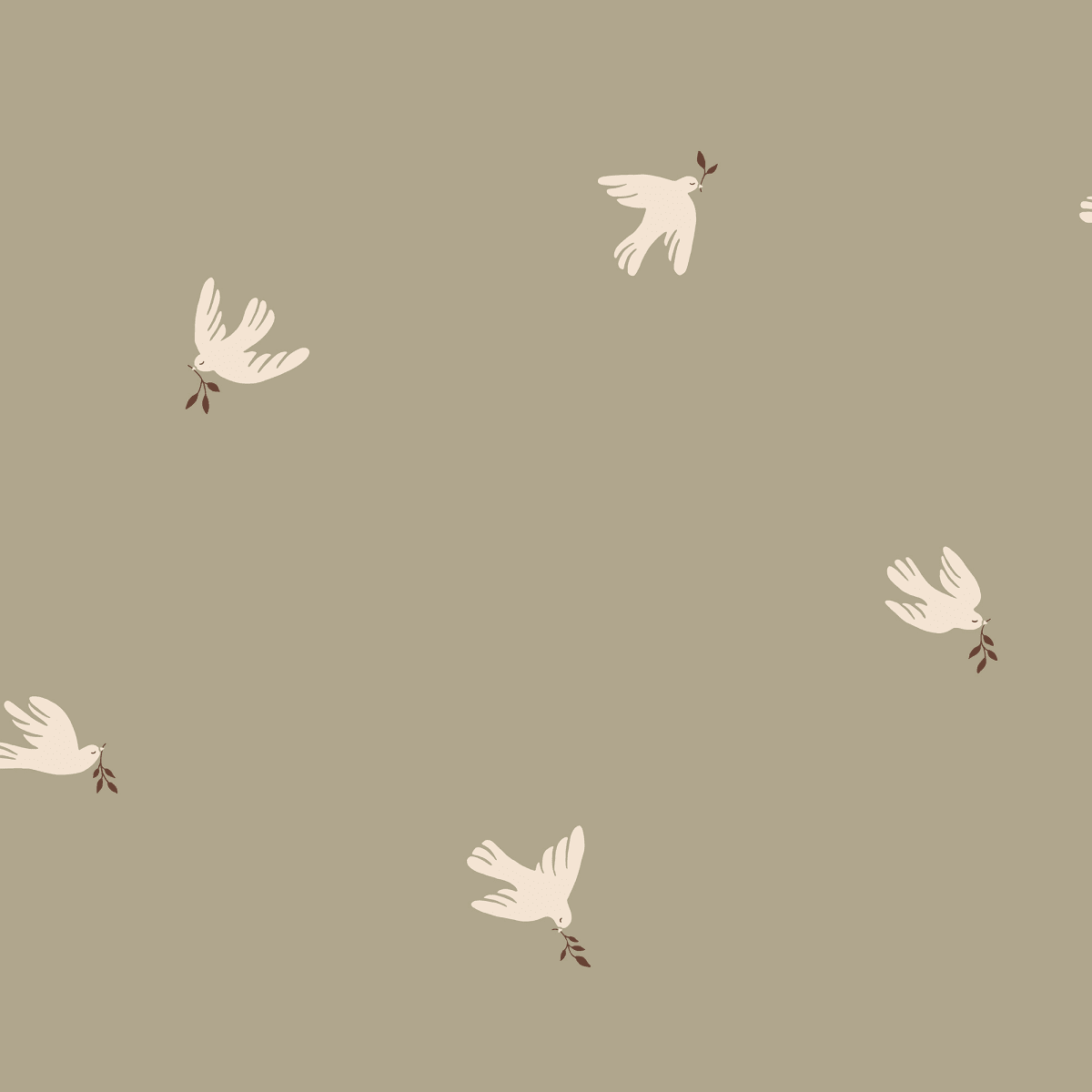 Frida Wallpaper - Olive Green - Sandberg - S10626 - Premier Wallcovering