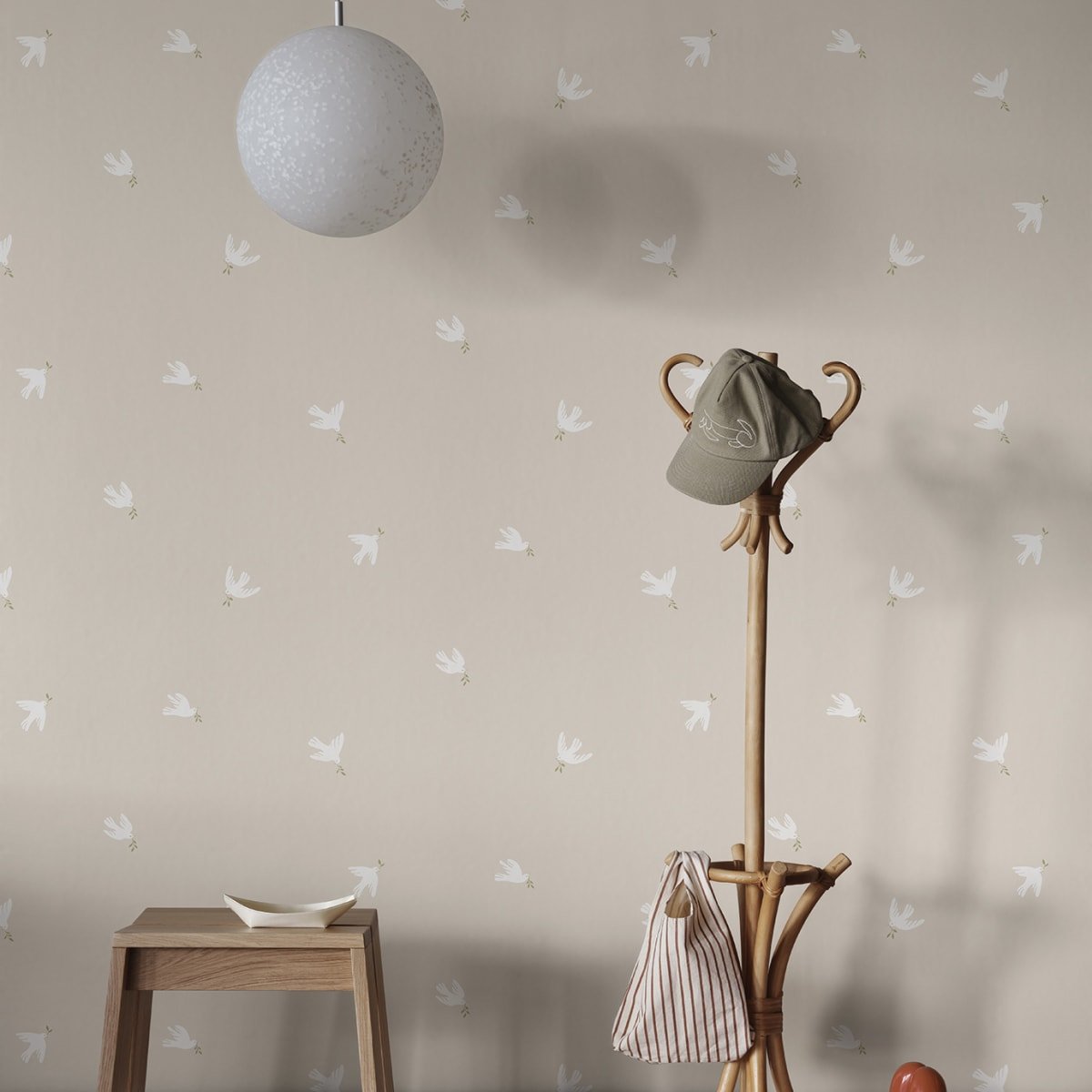 Frida Wallpaper - Sandstone - Sandberg - S10625 - Premier Wallcovering