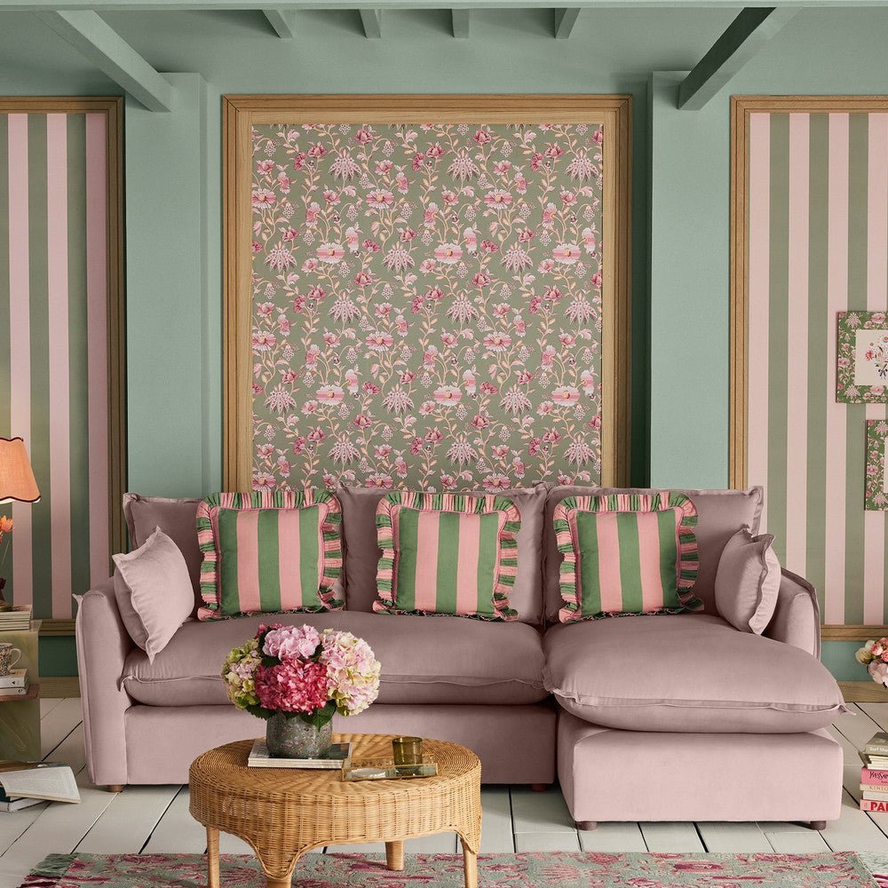 Friendship Garden Wallpaper - Sage - 125524 - Cath Kidston - Premier Wallcovering
