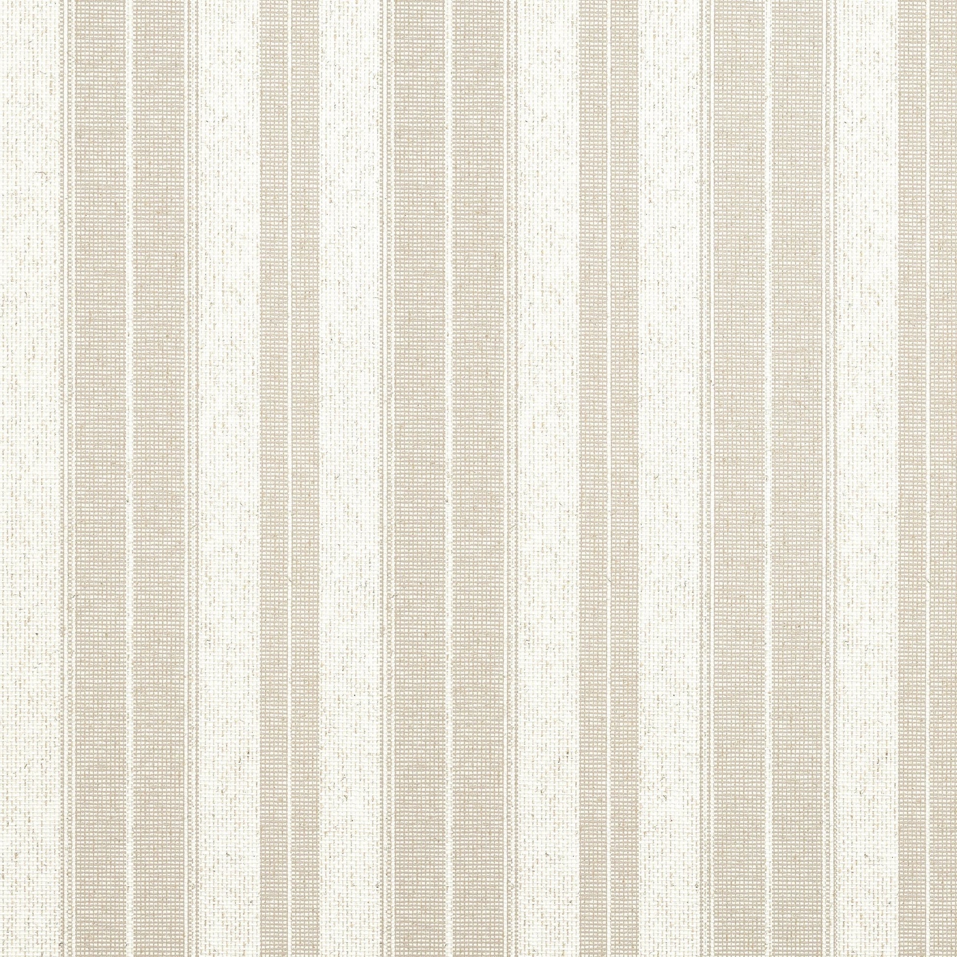 Frisco Stripe Wallpaper - Beige - Thibaut - T44006 - Premier Wallcovering