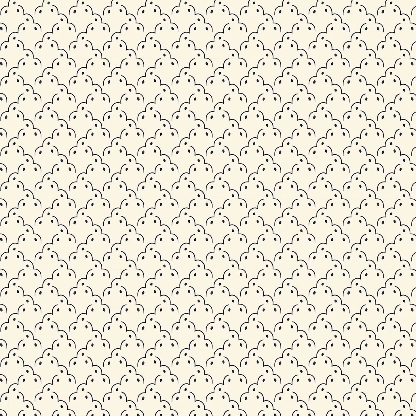 Frogspawn Wallpaper - Cream - Ottoline - W/FRO/101/1 - Premier Wallcovering