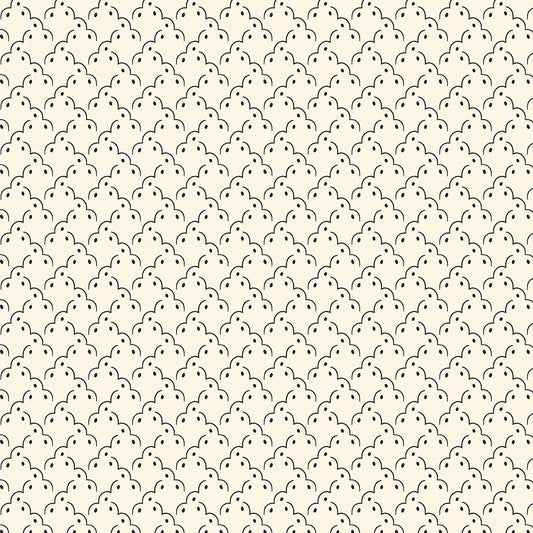 Frogspawn Wallpaper - Cream - Ottoline - W/FRO/101/1 - Premier Wallcovering