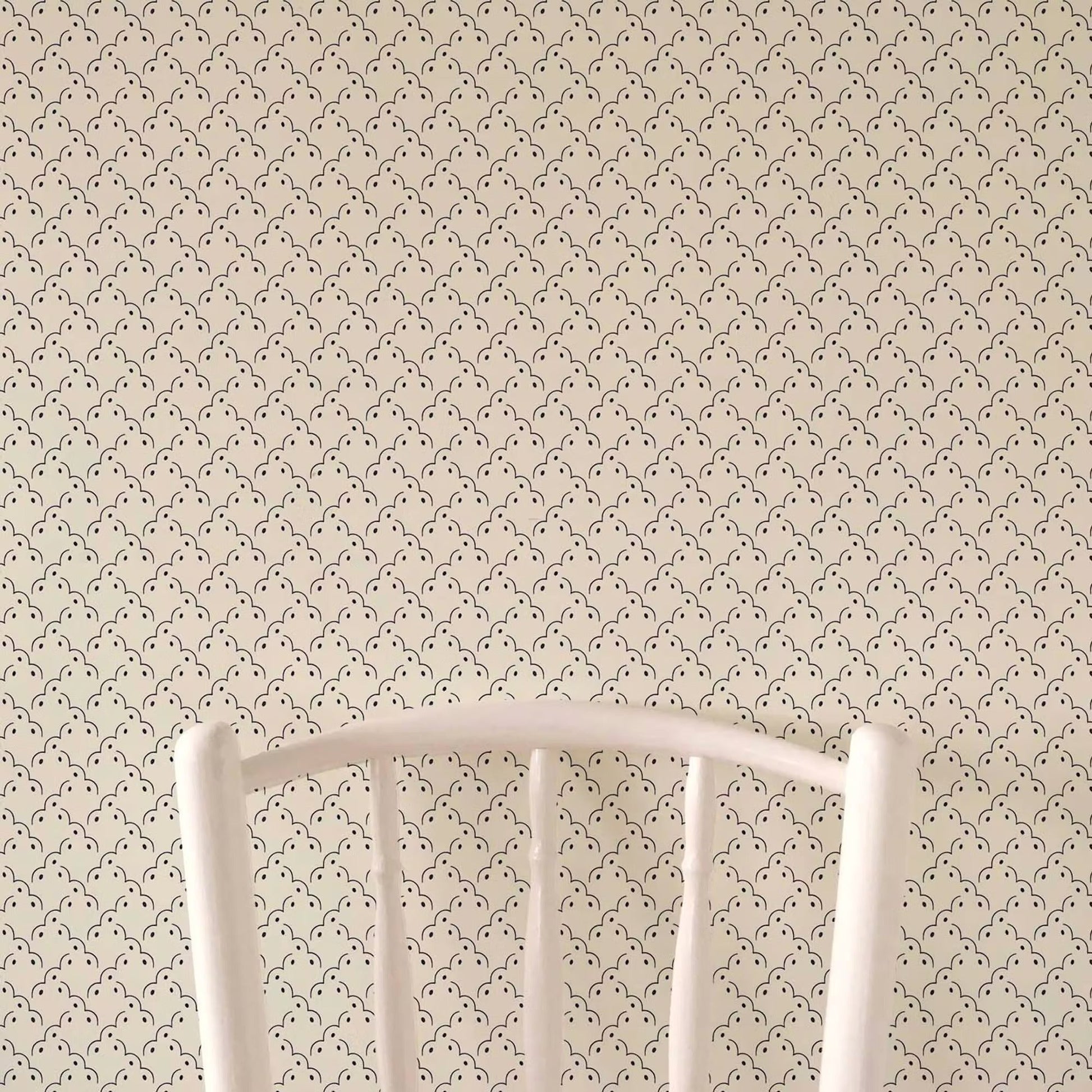 Frogspawn Wallpaper - Cream - Ottoline - W/FRO/101/1 - Premier Wallcovering