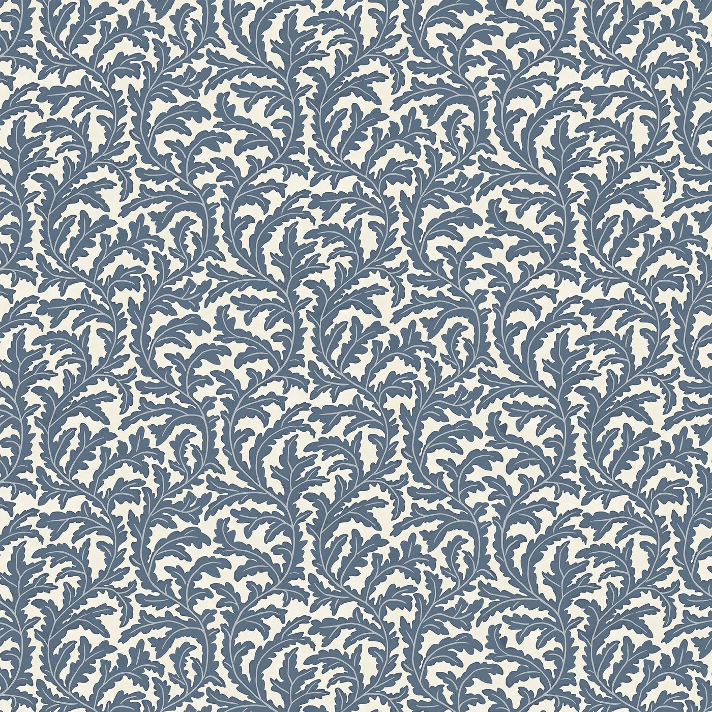 Frond Ogee Wallpaper - Bude Blue - Josephine Munsey - JMW-102541 - Premier Wallcovering