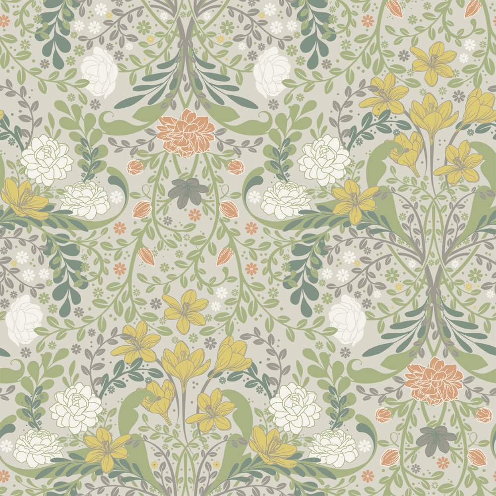 Froso Wallpaper - Light Gray - Midbec - 24104 - Premier Wallcovering