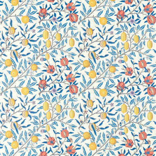 Fruit Fabric - Stardust - Morris & Co - 520006 - Premier Wallcovering