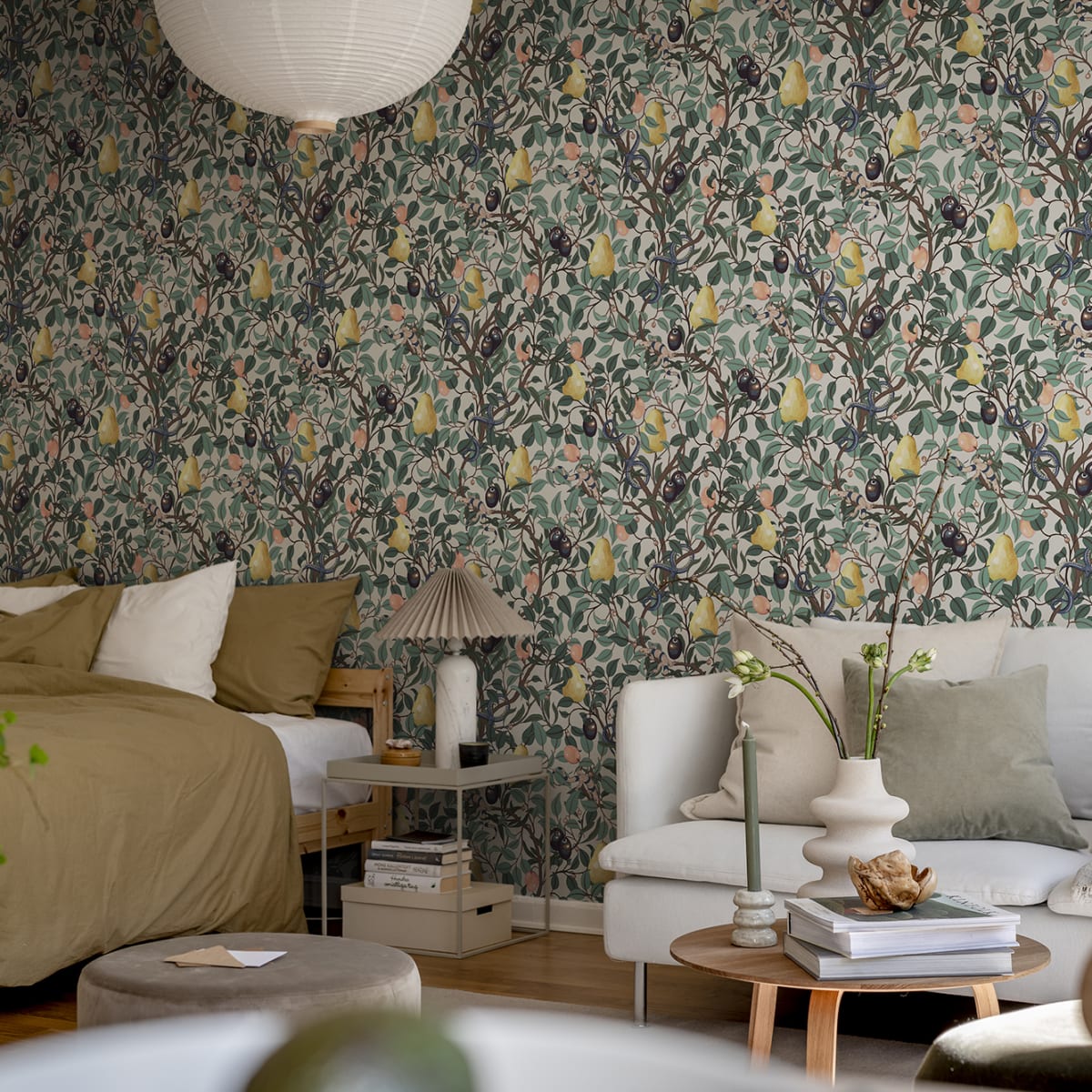 Fruit Garden Wallpaper - Colorful - Rebel Walls - R19275 - Premier Wallcovering