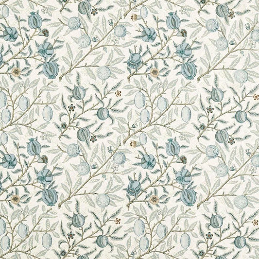 Fruit Wide Width Fabric - Pear/Plaster Pink - Morris & Co - 227291 - Premier Wallcovering