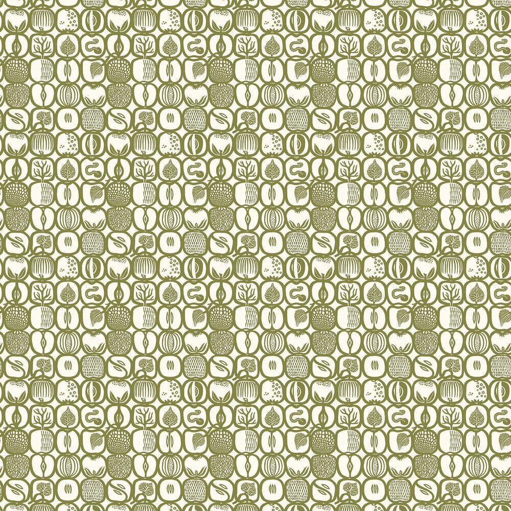 Fruktlada Wallpaper - Moss - Boråstapeter - 1971 - Premier Wallcovering