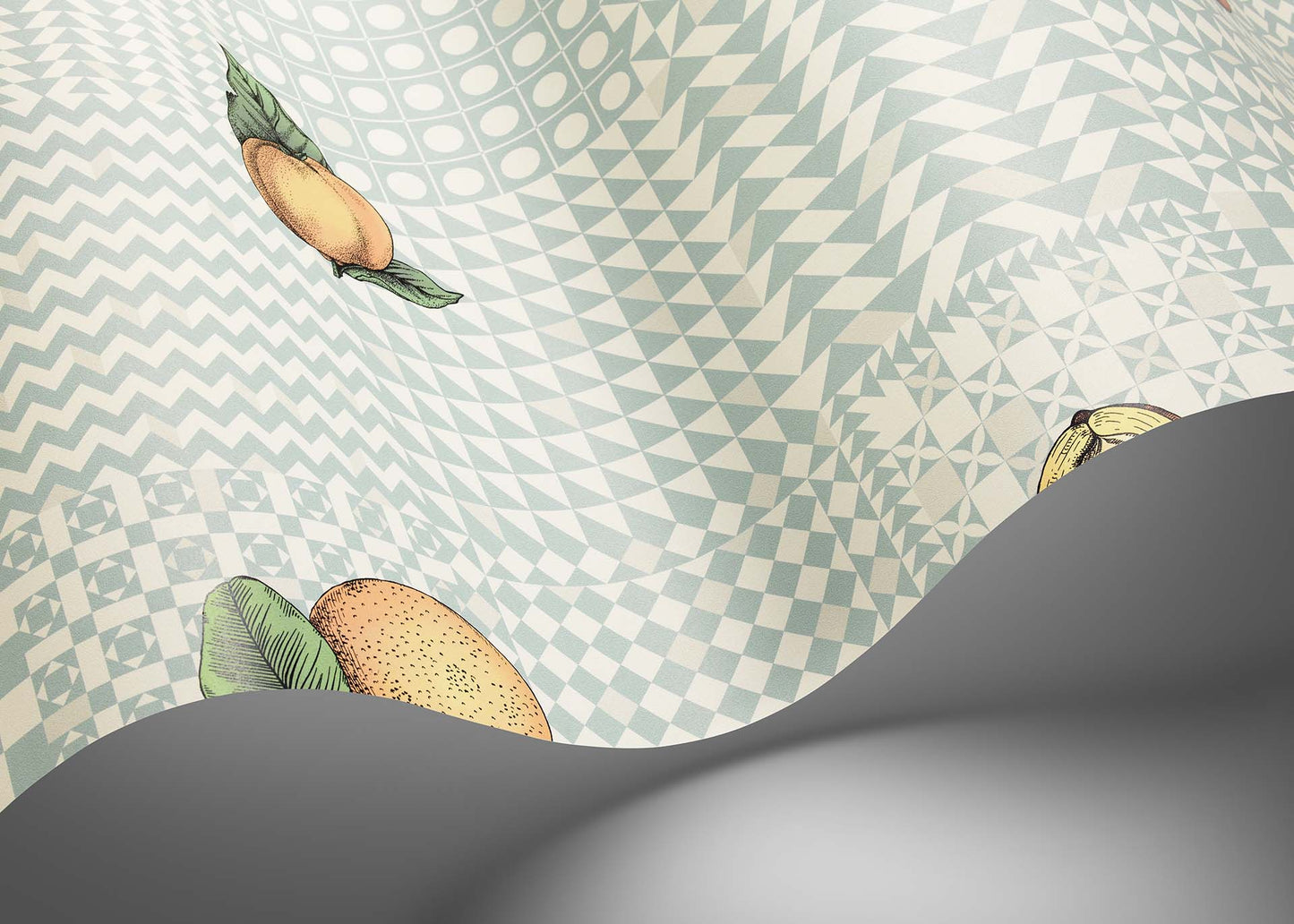 Frutta e Geometrico Wallpaper - Pastel - 123/6029 - Cole & Son - Premier Wallcovering