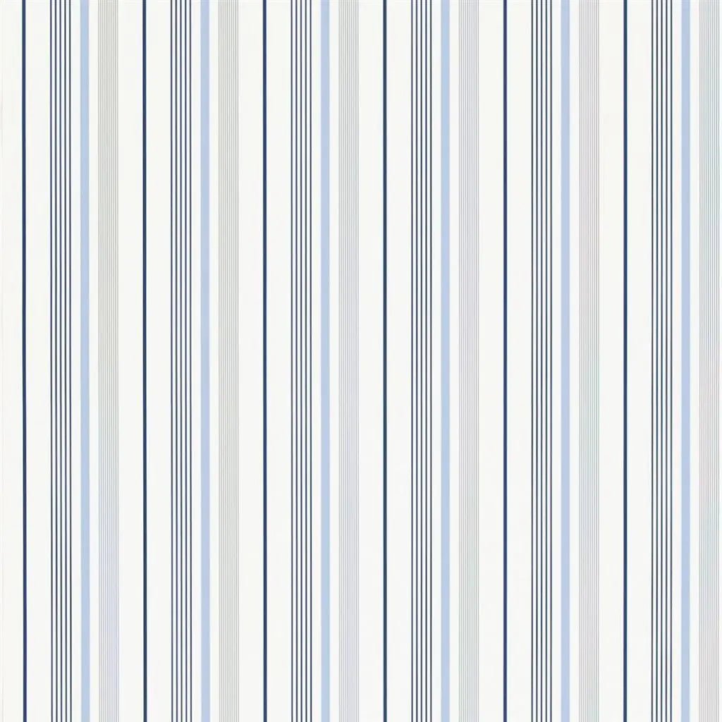 Gable Stripe Wallpaper - Cornflower - Ralph Lauren - PRL057/01 - Premier Wallcovering