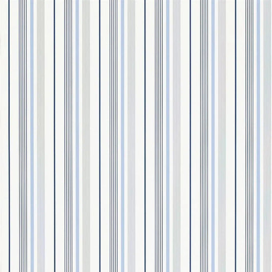 Gable Stripe Wallpaper - Cornflower - Ralph Lauren - PRL057/01 - Premier Wallcovering