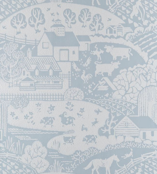 Gable Wallpaper - Parma Gray - 5404 - Farrow & Ball - Premier Wallcovering