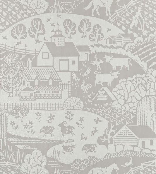Gable Wallpaper - Purbeck Stone - 5401 - Farrow & Ball - Premier Wallcovering