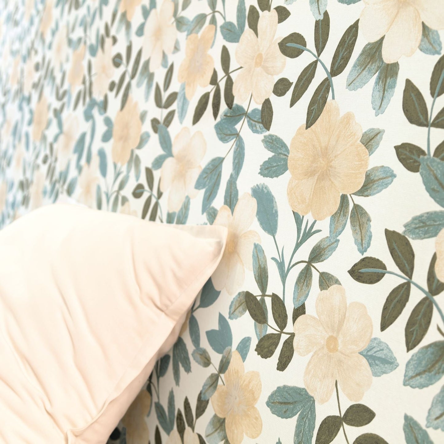 Gaia Wallpaper - Bleu Grise - Caselio - 103626009 - Premier Wallcovering