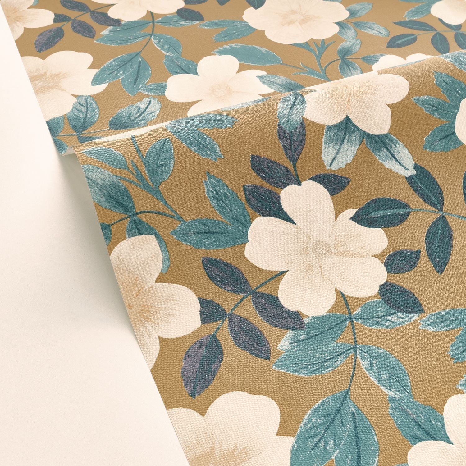 Gaia Wallpaper - Opaline Curry - Caselio - 103627124 - Premier Wallcovering