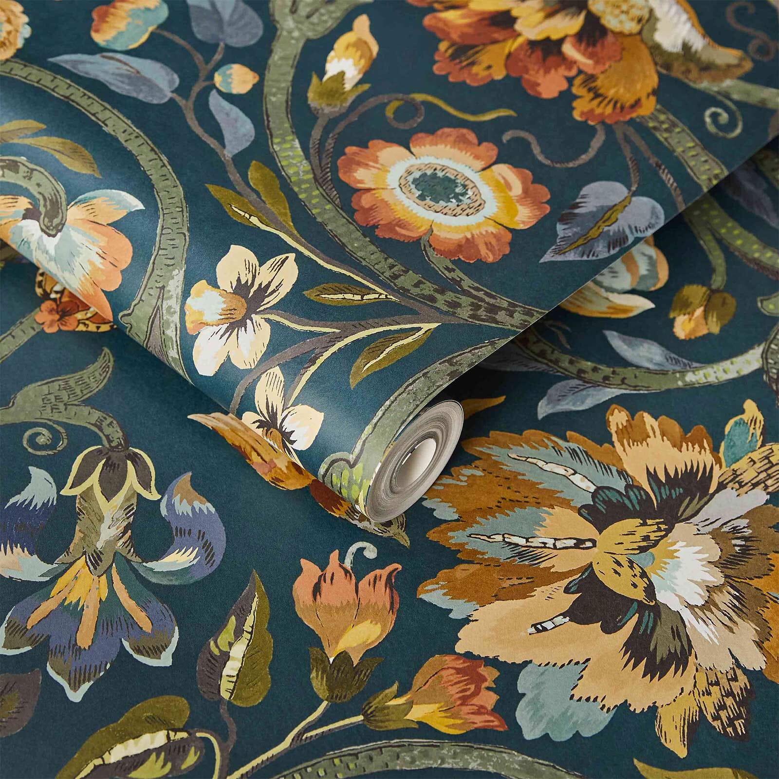 Gaia Wallpaper - Midnight - House of Hackney - 1 - WA - GAI - DI - MID - XXX - Premier Wallcovering