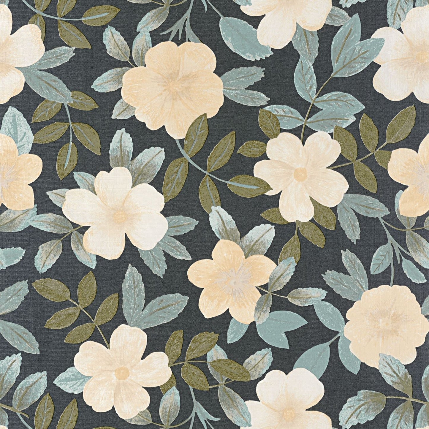 Gaia Wallpaper - Bleu Grise - Caselio - 103626198 - Premier Wallcovering