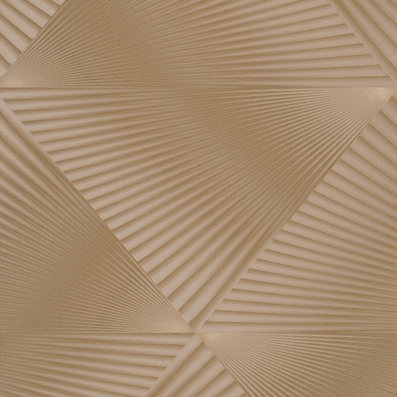 Gala 3D Effect Fan Metallic Wallpaper - Gold - Erismann - 10404 - 30 - Premier Wallcovering