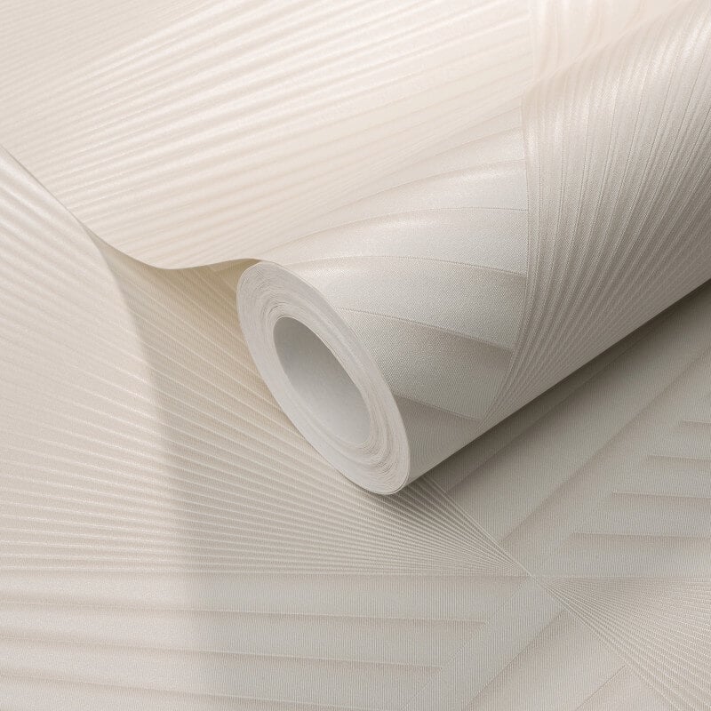 Gala 3D Effect Fan Metallic Wallpaper - Cream - Erismann - 10404 - 14 - Premier Wallcovering