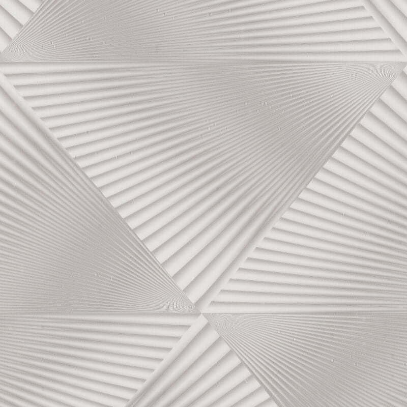 Gala 3D Effect Fan Metallic Wallpaper - Taupe - Erismann - 10404 - 37 - Premier Wallcovering