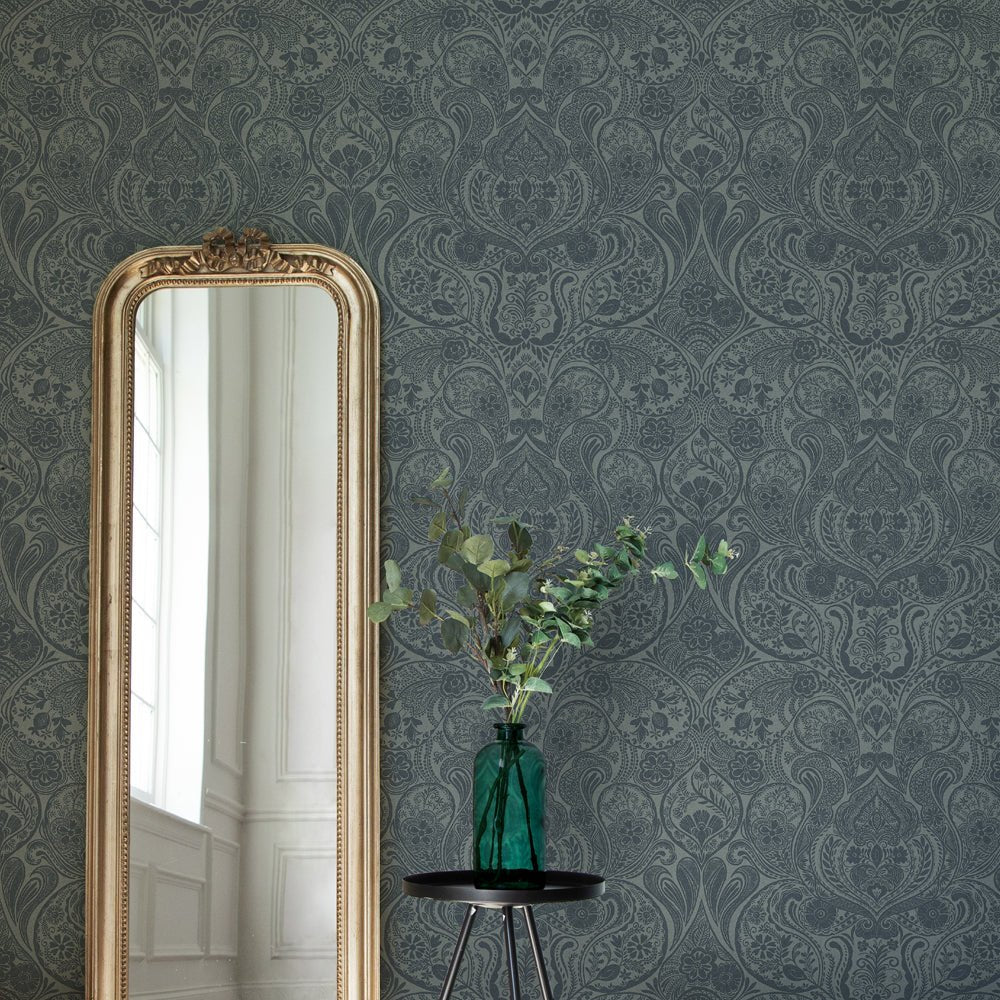 Galadriel Wallpaper - Sapphire - Voyage Maison - GALADRI/WPO/SAP - Premier Wallcovering