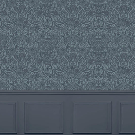 Galadriel Wallpaper - Sapphire - Voyage Maison - GALADRI/WPO/SAP - Premier Wallcovering