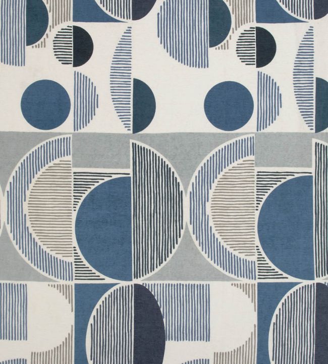 Galaxie Fabric - Indigo - Christopher Farr Cloth - CFF231 - 03 - Premier Wallcovering