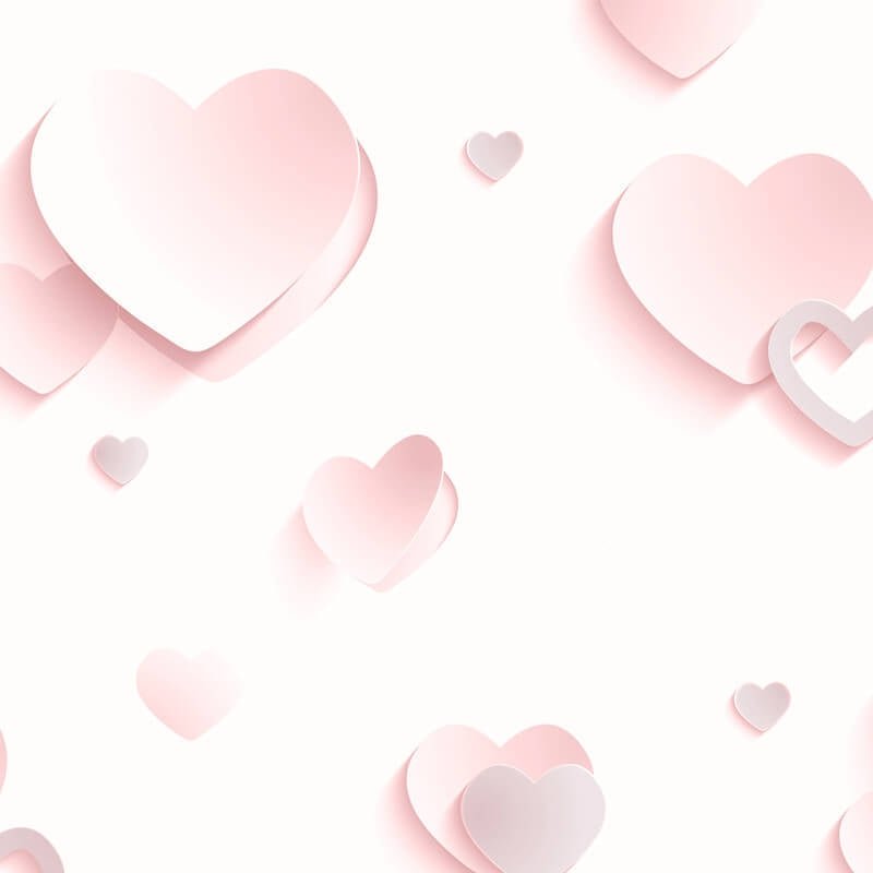 Gallery Hearts Glitter Wallpaper - Pink - Muriva - J92603 - Premier Wallcovering