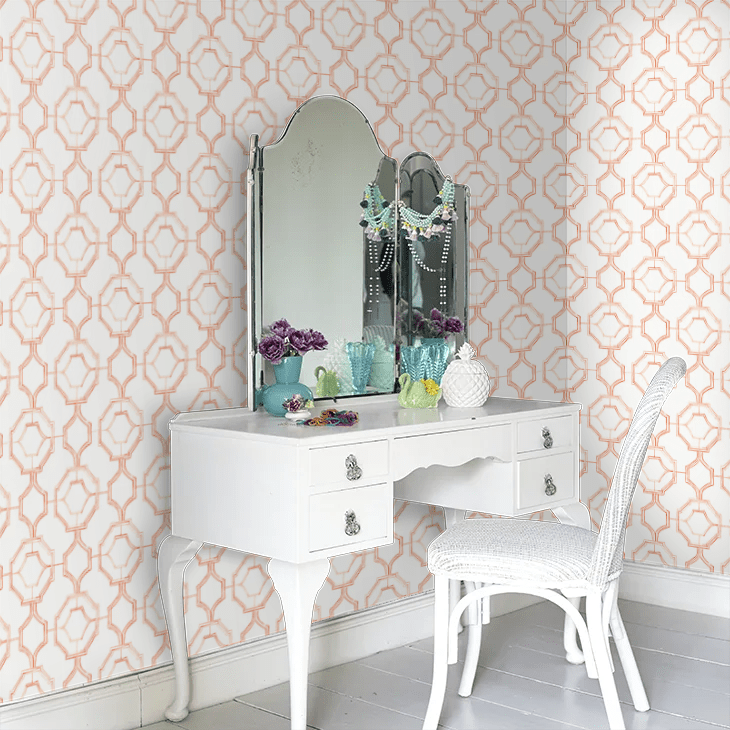 Gallina Wallpaper - Coral - A Street Prints - FD26317 - Premier Wallcovering