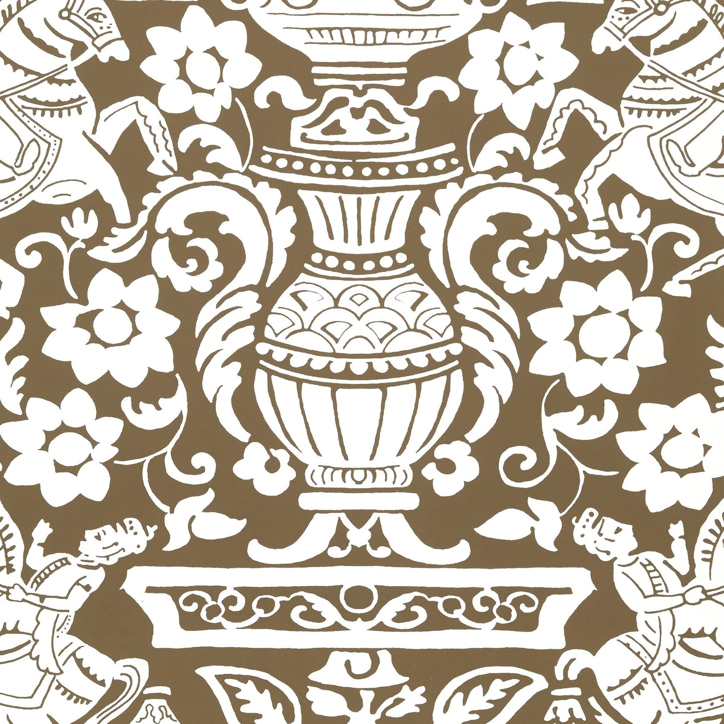 Galway Wallpaper - Brown - Thibaut - T14364 - Premier Wallcovering