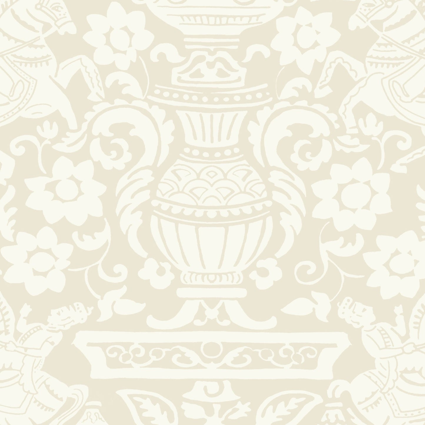 Galway Wallpaper - Beige - Thibaut - T14363 - Premier Wallcovering