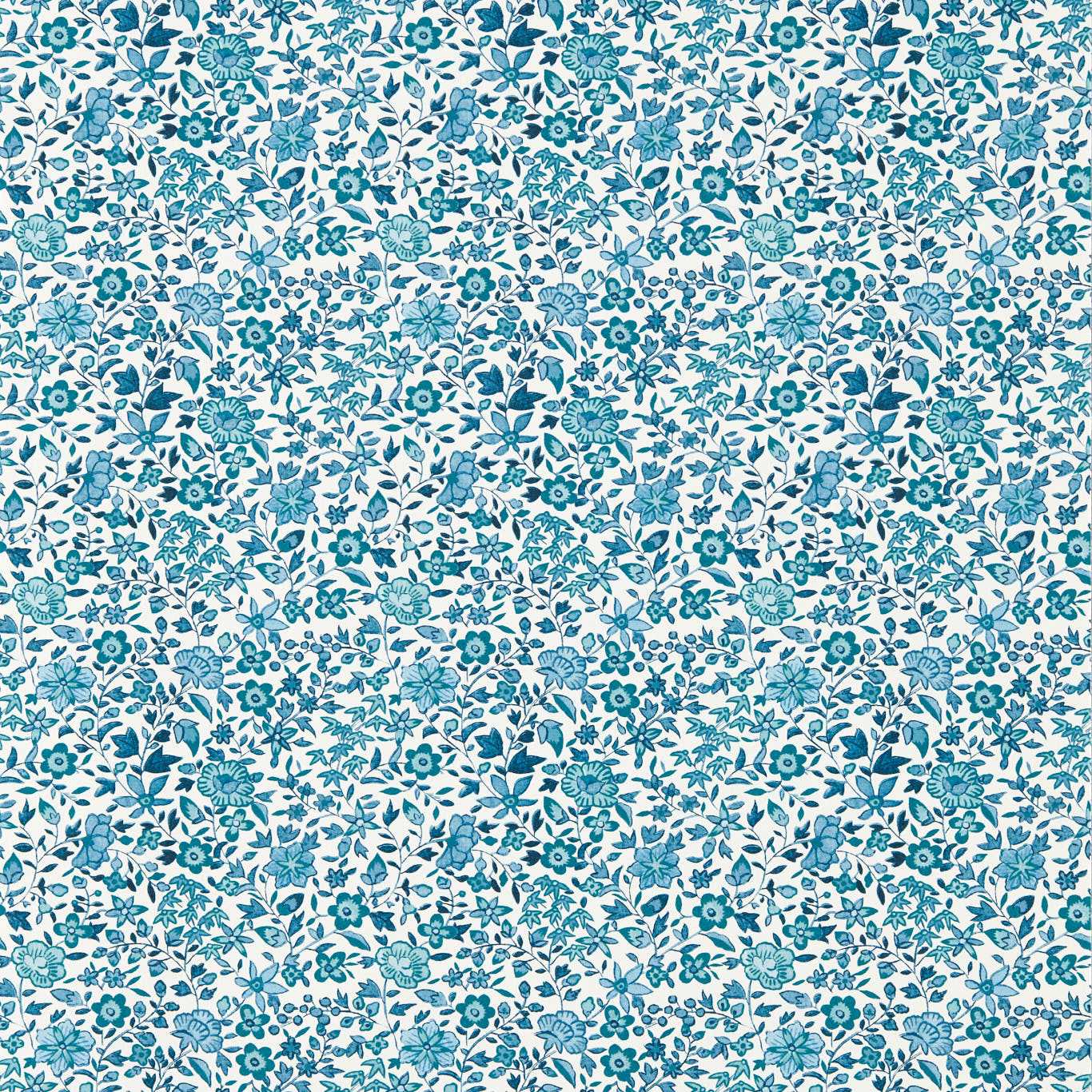 Gamthi Wallpaper - Cobalt - Clarke & Clarke - W0235/02 - Premier Wallcovering