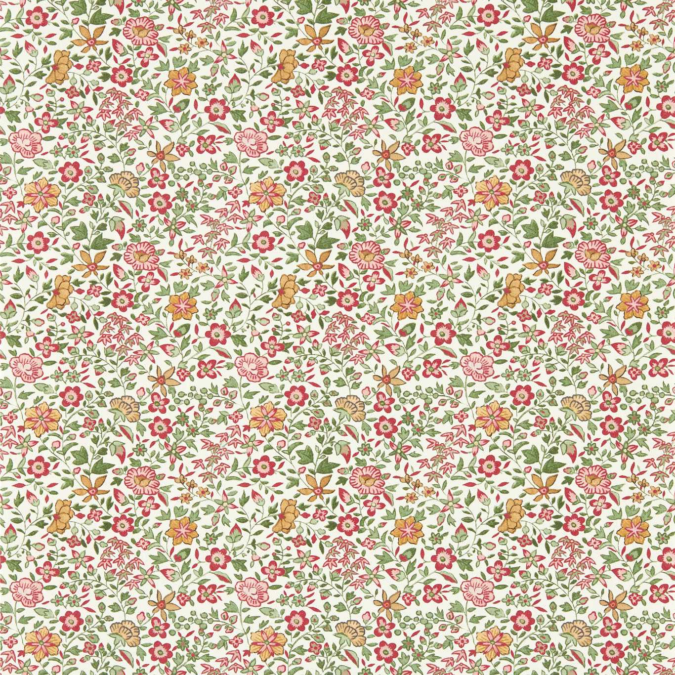 Gamthi Wallpaper - Sage/Blush - Clarke & Clarke - W0235/03 - Premier Wallcovering