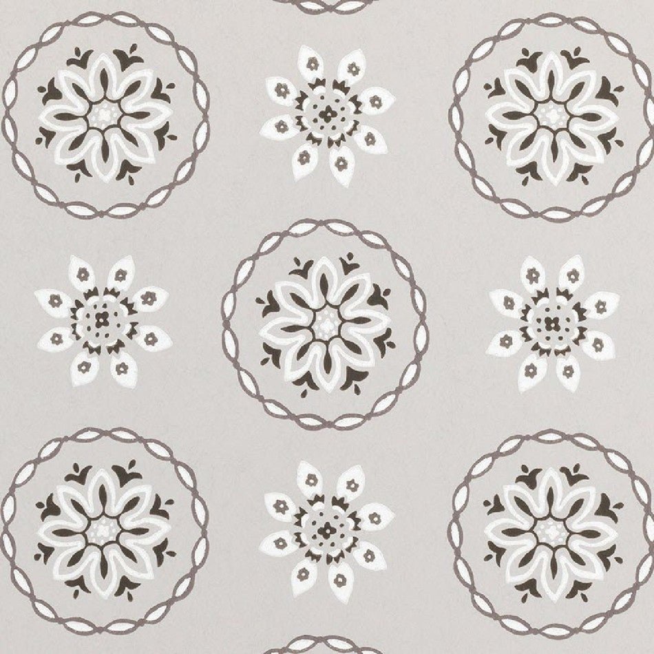 Garance Wallpaper - French Grey - Nina Campbell - NCW4354-03 - Premier Wallcovering