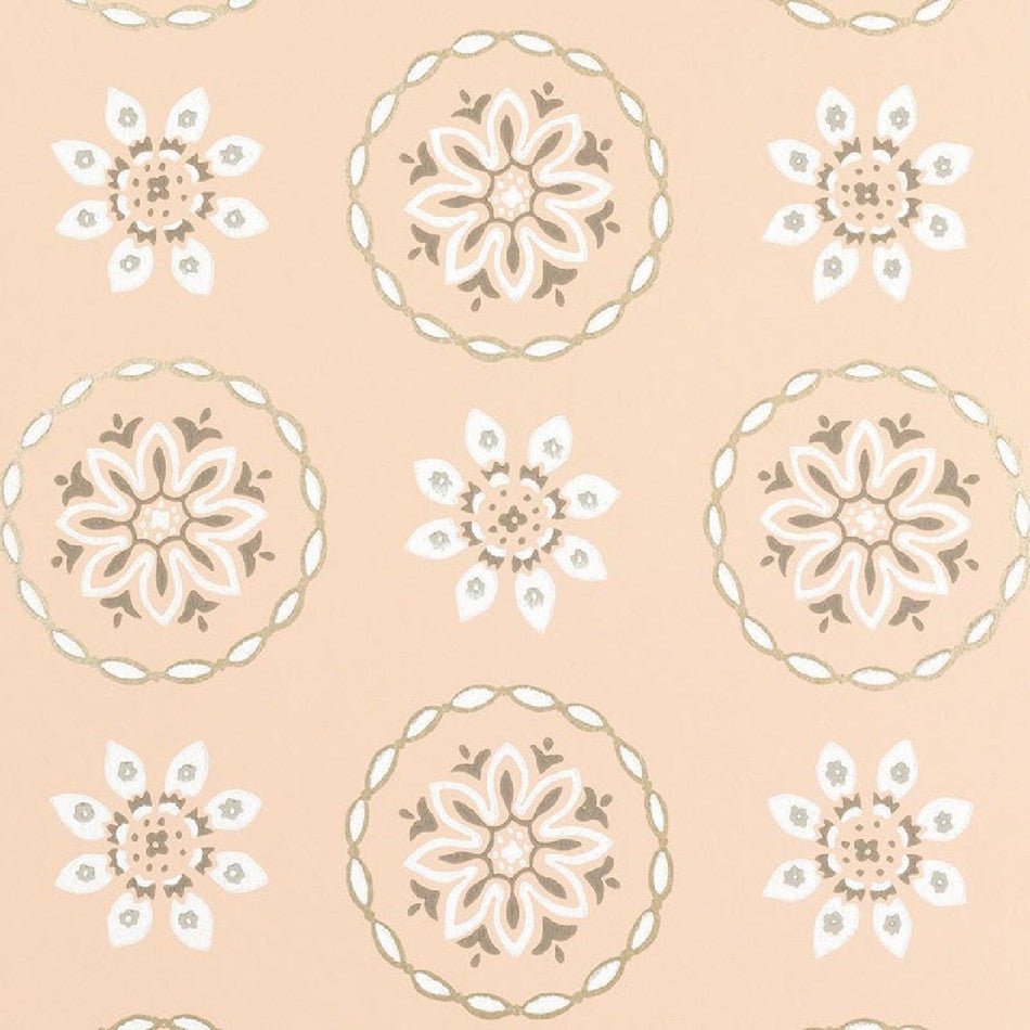 Garance Wallpaper - Blush - Nina Campbell - NCW4354-01 - Premier Wallcovering