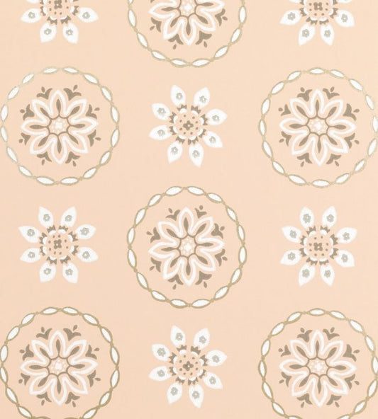 Garance Wallpaper - Blush - Nina Campbell - NCW4354 - 01 - Premier Wallcovering