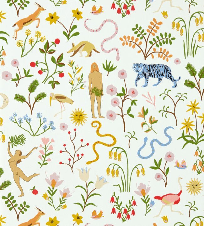 Garden Of Eden Wallpaper - Popsicle - NART112794 - Scion - Premier Wallcovering