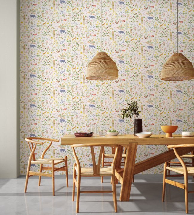 Garden Of Eden Wallpaper - Popsicle - NART112794 - Scion - Premier Wallcovering