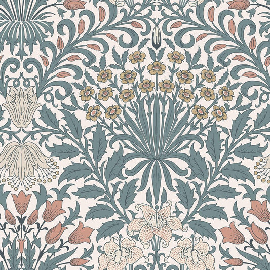 Garden Wallpaper - Dusty Blue - 140493 - William Morris - Premier Wallcovering