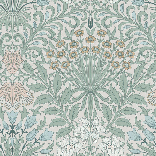 Garden Wallpaper - Cottage Blues - 140496 - William Morris - Premier Wallcovering